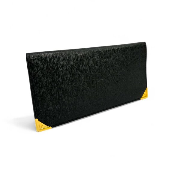 Yves Saint Laurent Long Black Leather Wallet - Picture 2 of 9